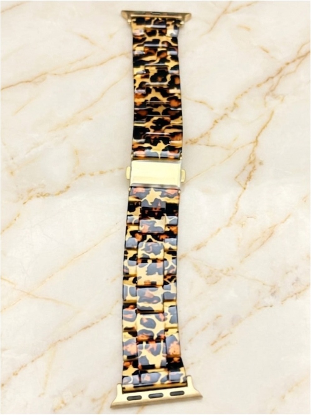 Plunder Leopard Print Apple Watch Band Gold
Hardware 38/40/41mm